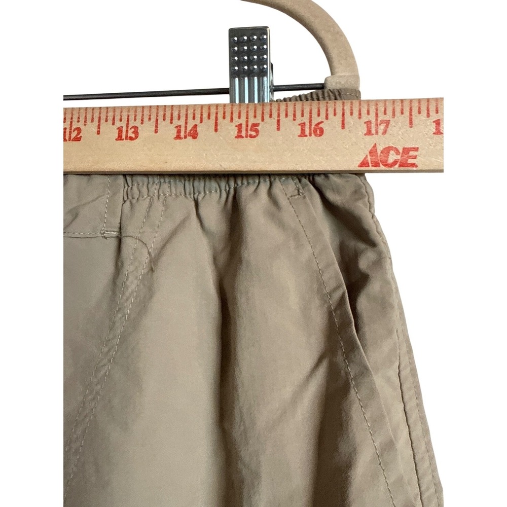 Outdoor Active Fishing Columbia Womens Tan Nylon Cargo Hiking Shorts Khaki Sz L - Picture 6 of 9